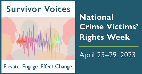 2023 National Crime Victims' Rights Week Small Banner